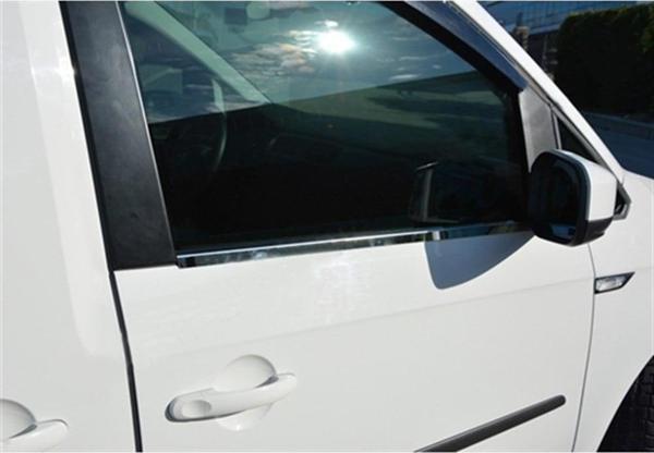 Markadan VW Caddy Krom Cam Çıtası 2015-2020 2 Parça Paslanmaz Çelik - Image 1