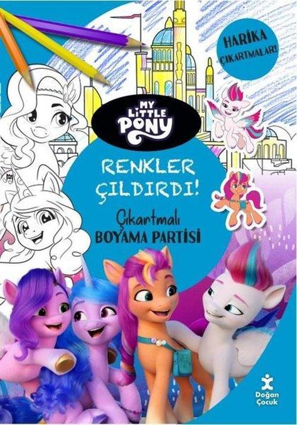 My Little Pony Renkler Çıldırdı! Çıkartmalı Boyama Partisi - Doğan Çocuk - Image 1