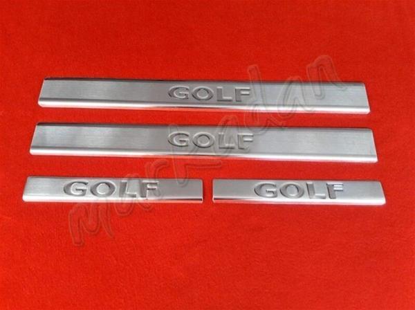 Markadan VW Golf 5 Krom Kapı Eşiği 2004-2009 4 Parça Paslanmaz Çelik - Image 1
