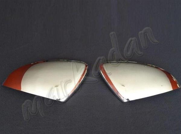 Markadan VW Golf 7 Krom Ayna Kapağı 2012-2020 2 Parça Paslanmaz Çelik - Image 1