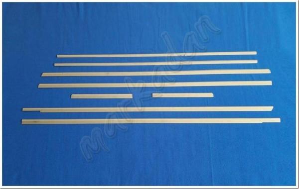 Mercedes Vito W639 Uzun Şasi Krom Cam Çıtası 2004-2014 8 Parça Paslanmaz Çelik - Image 1