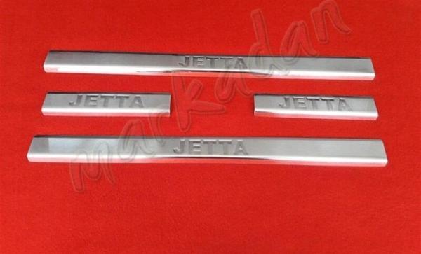 Markadan VW Jetta Krom Kapı Eşiği 2006-2011 4 Parça Paslanmaz Çelik - Image 1