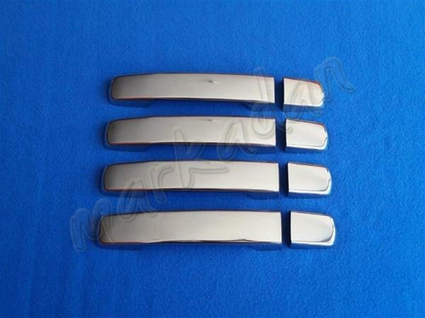 Nissan Navara Krom Kapı Kolu 2006-2015 4 Kapı Paslanmaz Çelik - Image 1