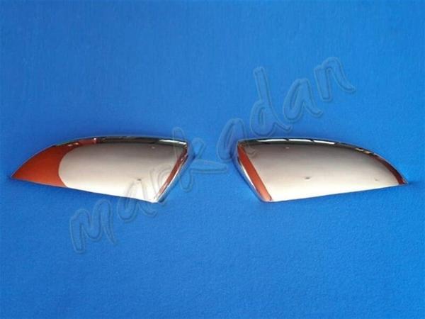 Nissan Qashqai Krom Ayna Kapağı 2007-2014 2 Parça Paslanmaz Çelik - Image 1