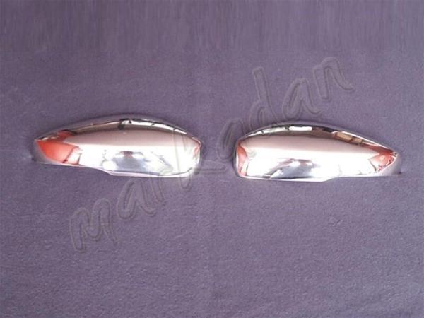 Markadan VW Polo Krom Ayna Kapağı 2009-2017 2 Parça Paslanmaz Çelik - Image 1