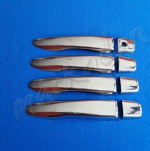 Nissan Qashqai Sensörsüz Krom Kapı Kolu 2014-2021 4 Kapı Paslanmaz Çelik - Image 1