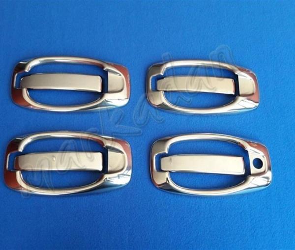 Opel Combo Krom Kapı Kolu 2012-2018 4 Kapı 8 Parça Set Paslanmaz Çelik - Image 1