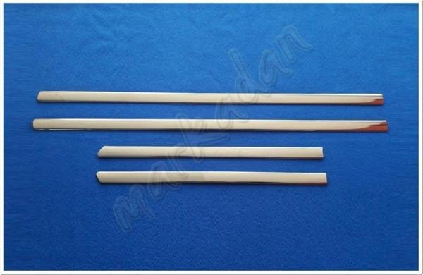 VW Bora Krom Yan Kapı Çıtası 1998-2004 4 Parça Paslanmaz Çelik - Image 1