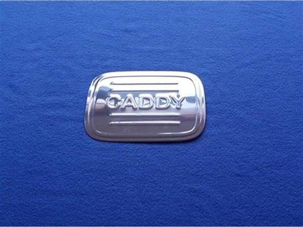 VW Caddy Krom Depo Kapağı 2004-2014 Paslanmaz Çelik - Image 1