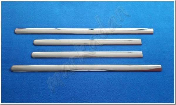 VW Caddy Krom Yan Kapı Çıtası 2004-2014 4 Parça Paslanmaz Çelik - Image 1