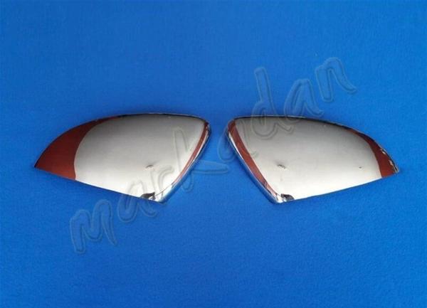 VW Golf 7 Krom Ayna Kapağı 2012-2020 2 Parça Paslanmaz Çelik - Image 1