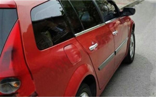 Renault Megane 2 SW Krom Cam Çıtası 2004-2010 4 Parça Paslanmaz Çelik - Image 1