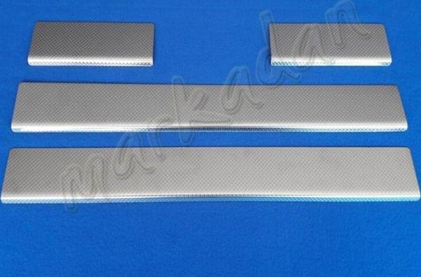 Renault Megane 3 HB Krom Kapı Eşiği 2010-2016 4 Parça Paslanmaz Çelik - Image 1