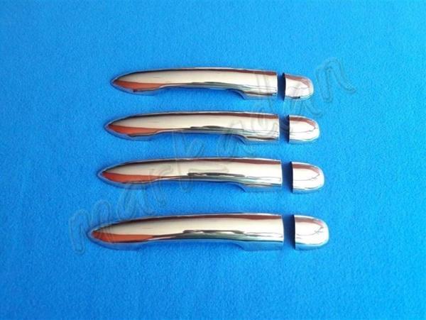 Renault Scenic 2 Krom Kapı Kolu 2003-2009 4 Kapı Paslanmaz Çelik - Image 1