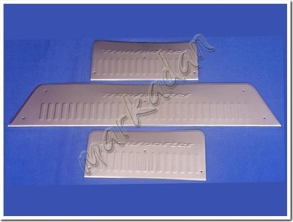 VW T5 Transporter Krom Kapı Eşiği 2003-2014 3 Parça Paslanmaz Çelik - Image 1