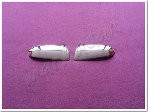 WOC Chrome Chevrolet Aveo Krom Ayna Kapağı 2006-2011 2 Parça Paslanmaz Çelik - Image 1