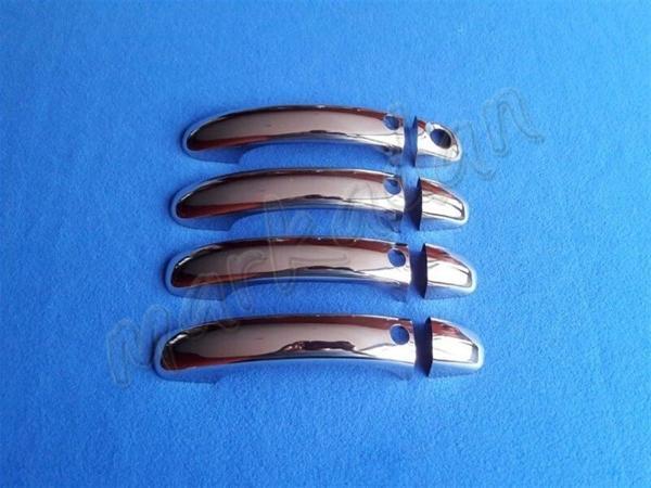 VW Touareg Sensörlü Krom Kapı Kolu 2008-2010 4 Kapı Paslanmaz Çelik - Image 1