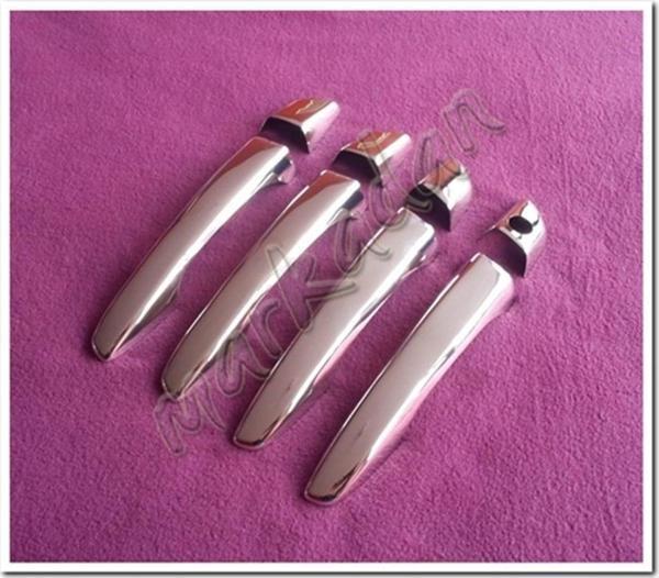 WOC Chrome Citroen DS5 Sensörsüz Krom Kapı Kolu 2012 Sonrası 4 Kapı 8 Parça Paslanmaz Çelik - Image 1