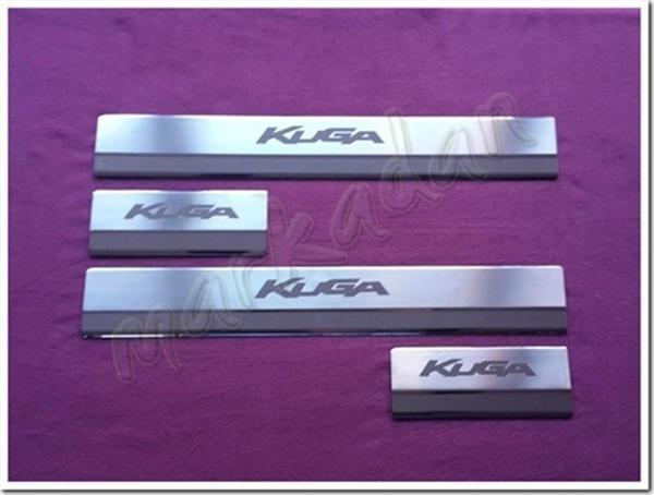 WOC Chrome Ford Kuga Krom Kapı Eşiği 2008-2013 4 Parça Paslanmaz Çelik - Image 1
