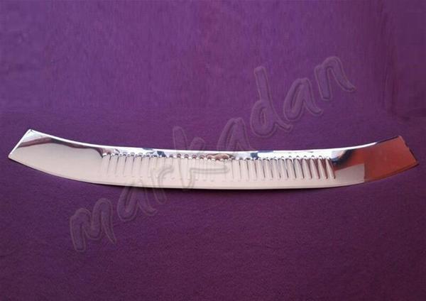 WOC Chrome Ford Tourneo Courier Krom Arka Tampon Eşiği 2014-2023 Paslanmaz Çelik - Image 1