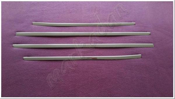 WOC Chrome Dacia Duster Krom Cam Çıtası 2018 Sonrası 4 Parça Paslanmaz Çelik - Image 1