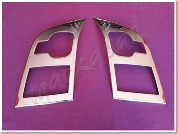 WOC Chrome Ford Transit Krom Far Çerçevesi 2007-2013 2 Parça Paslanmaz Çelik - Image 1
