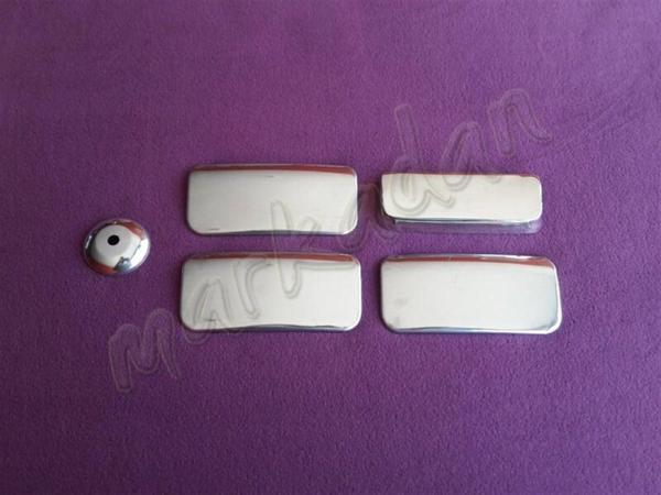 WOC Chrome Ford Transit Krom Kapı Kolu 2003-2013 4 Kapı 5 Parça Paslanmaz Çelik - Image 1