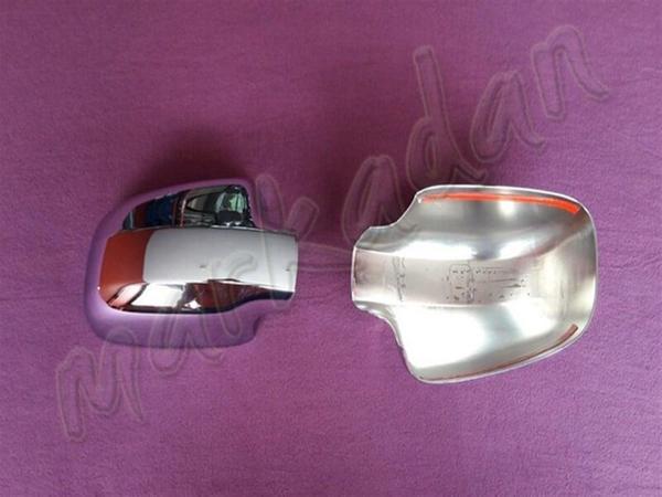 WOC Chrome Dacia Logan Krom Ayna Kapağı 2008-2013 2 Parça Abs Krom - Image 1