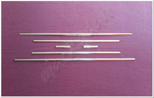 WOC Chrome Hyundai i20 Krom Cam Çıtası 2008-2014 6 Parça Paslanmaz Çelik - Image 1