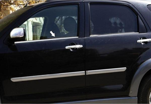 WOC Chrome Daihatsu Terios Krom Cam Çıtası 2006-2017 4 Parça Paslanmaz Çelik - Image 1
