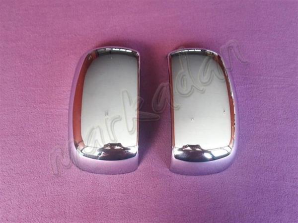 WOC Chrome Fiat Doblo Krom Ayna Kapağı 2000-2012 2 Parça Abs Krom - Image 1
