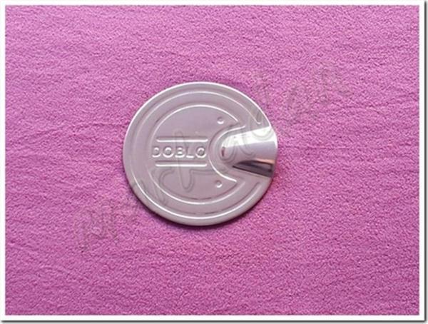 WOC Chrome Fiat Doblo Krom Depo Kapağı 2000-2012 Paslanmaz Çelik - Image 1
