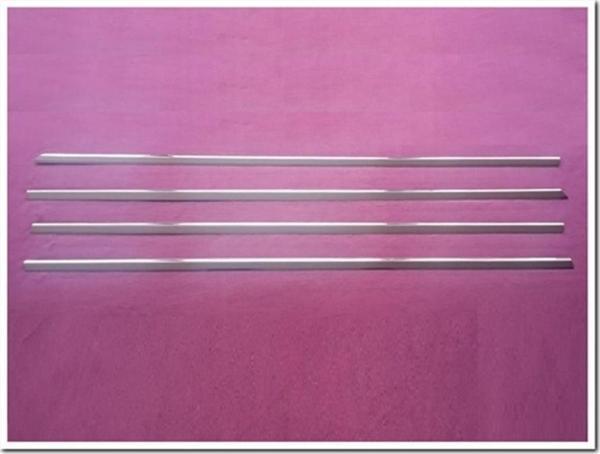 WOC Chrome Mercedes C W204 Krom Cam Çıtası 2007-2014 4 Parça Paslanmaz Çelik - Image 1