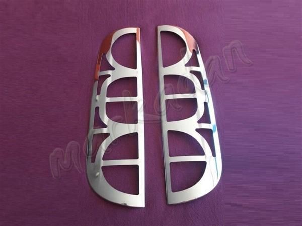 WOC Chrome Fiat Doblo Krom Stop Çerçevesi 2006-2012 2 Parça Paslanmaz Çelik - Image 1