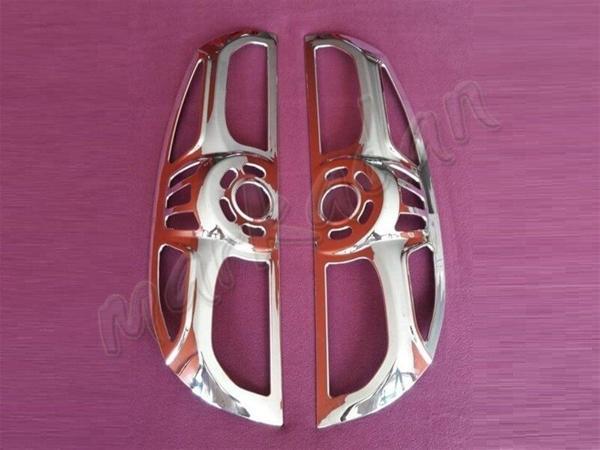 WOC Chrome Fiat Doblo Krom Stop Çerçevesi 2010-2014 2 Parça Abs Krom - Image 1