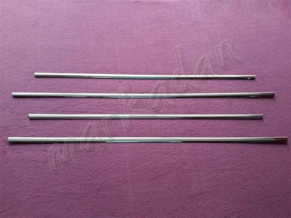 WOC Chrome Mercedes E Klasse W124 Krom Cam Çıtası 1984-1995 4 Parça Paslanmaz Çelik - Image 1