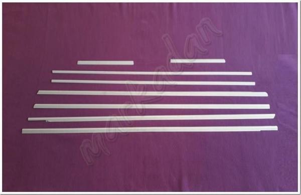 WOC Chrome Mercedes Viano W639 Kısa Şasi Krom Cam Çıtası 2004-2014 8 Parça Paslanmaz Çelik - Image 1