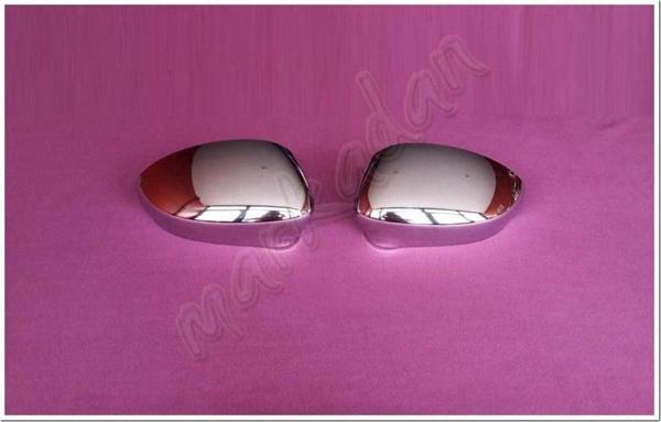 WOC Chrome Fiat Linea Krom Ayna Kapağı 2006-2018 2 Parça ABS Krom - Image 1