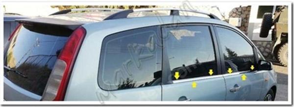 WOC Chrome Ford C-Max Krom Cam Çıtası 2003-2010 4 Parça Paslanmaz Çelik - Image 1