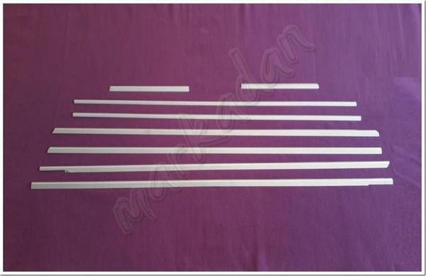 WOC Chrome Mercedes Vito W639 Kısa Şasi Krom Cam Çıtası 2004-2014 8 Parça Paslanmaz Çelik - Image 1
