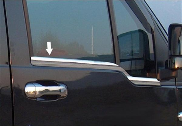 WOC Chrome Ford Connect Krom Cam Çıtası 2002-2014 2 Parça Paslanmaz Çelik - Image 1
