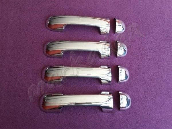 WOC Chrome Ford Connect Krom Kapı Kolu 2002-2014 4 Kapı Paslanmaz Çelik - Image 1