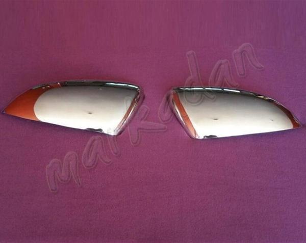 WOC Chrome Nissan Qashqai Krom Ayna Kapağı 2007-2014 2 Parça Paslanmaz Çelik - Image 1