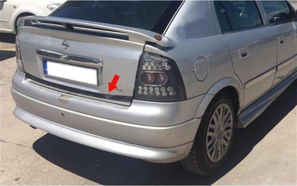 WOC Chrome Opel Astra G Sedan Krom Bagaj Alt Çıta 1998-2009 Paslanmaz Çelik - Image 1