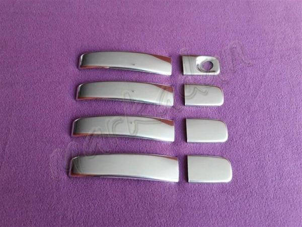 WOC Chrome Renault Trafic Krom Kapı Kolu 2001-2014 4 Kapı Paslanmaz Çelik - Image 1