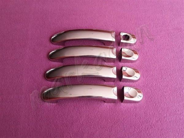 WOC Chrome VW Caddy Krom Kapı Kolu 2004-2014 4 Kapı Paslanmaz Çelik - Image 1
