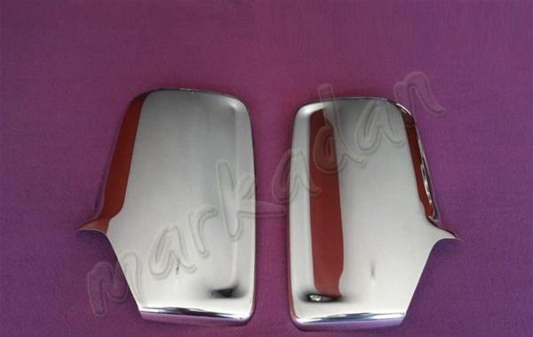WOC Chrome VW Crafter Krom Ayna Kapağı 2006-2017 2 Parça Abs Krom - Image 1