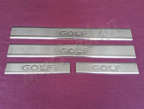 WOC Chrome VW Golf 4 Krom Kapı Eşiği 1998-2004 4 Parça Paslanmaz Çelik - Image 1