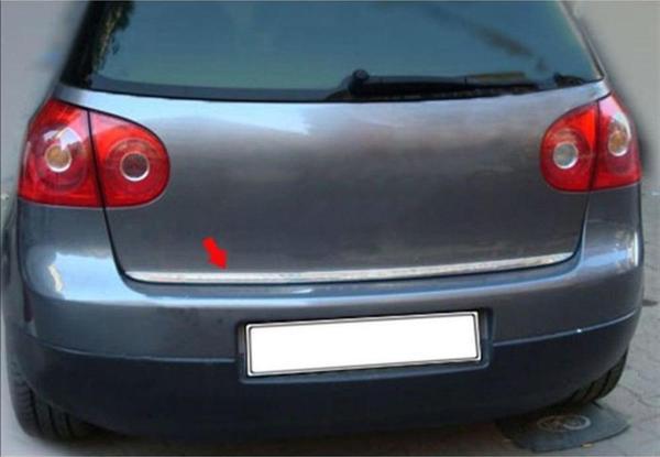 WOC Chrome VW Golf 5 Krom Bagaj Alt Çıta 2004-2009 Paslanmaz Çelik - Image 1
