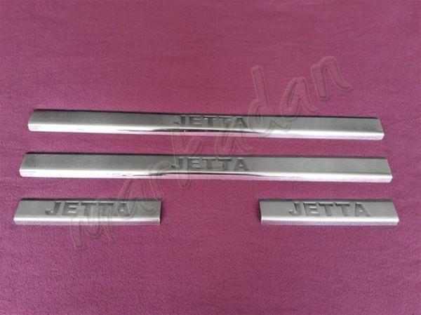 WOC Chrome VW Jetta Krom Kapı Eşiği 2006-2011 4 Parça Paslanmaz Çelik - Image 1